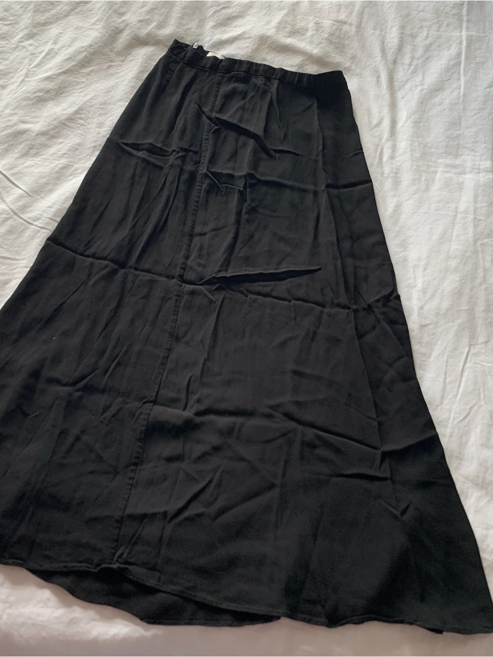 Wilfred Black A-Line Maxi Skirt